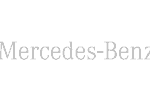 Mercedes-Benz logo text on gray background