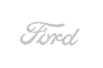 Ford logo in white script on gray background