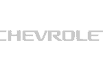Chevrolet logo in silver text on black background