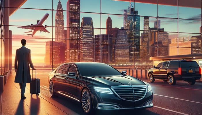 nyc airport transfer with luxury sedan