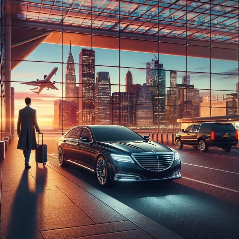 nyc airport transfer with luxury sedan
