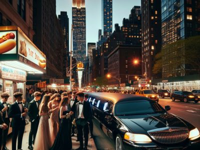 stretch limousine rental for prom night in nyc