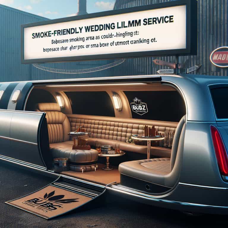 Luxury limo converted into smoke-friendly cigar lounge