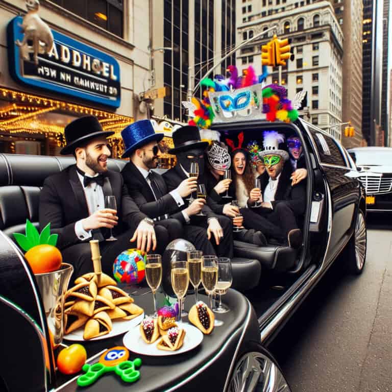 celebrate purim in ultimate comfort and style with bubz limousine nyc