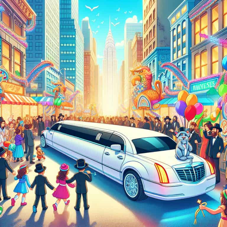 experience the joy of purim in new york with bubz limousine