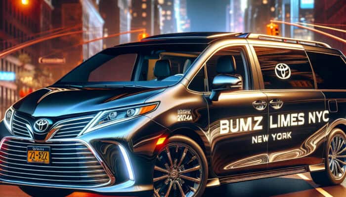 2024 toyota sienna luxury rides with bubz limos nyc