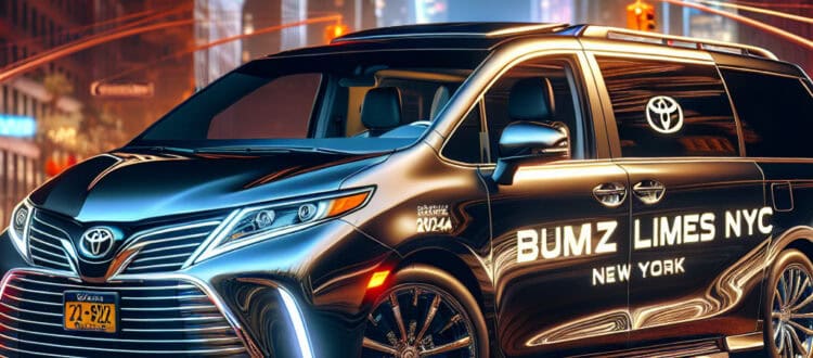 2024 toyota sienna luxury rides with bubz limos nyc