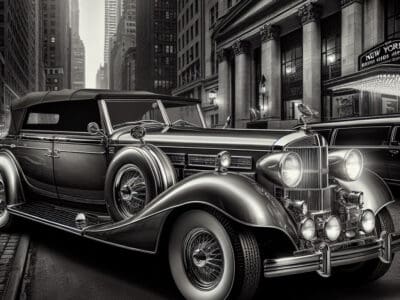 elegance on wheels: the timeless charm of the 1935 phaeton convertible at bubz limos nyc