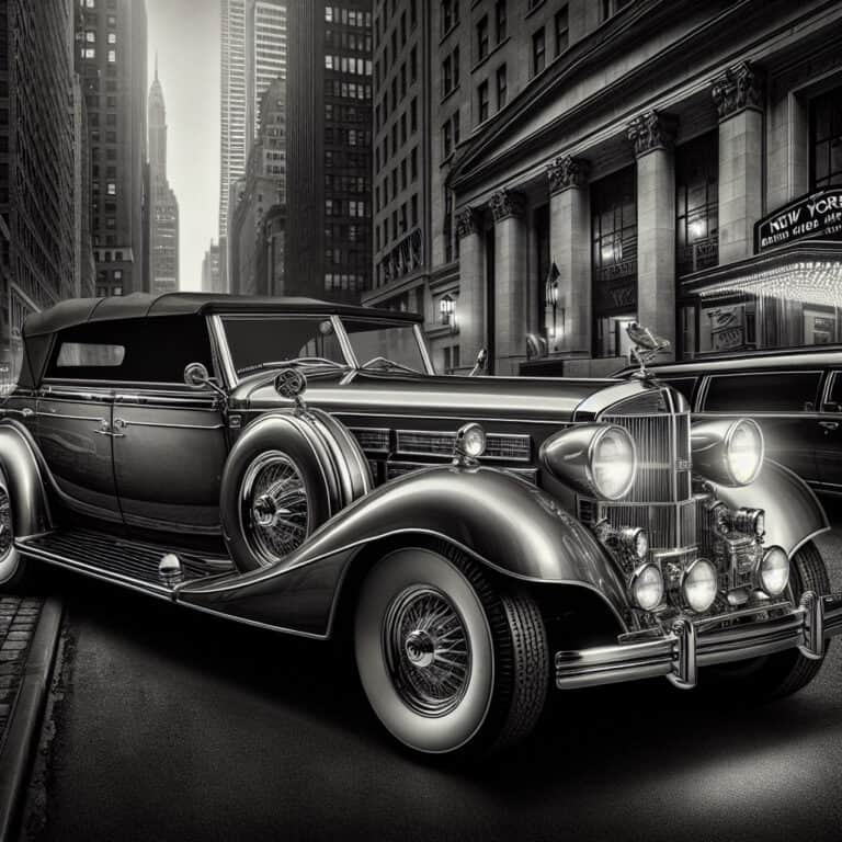 elegance on wheels: the timeless charm of the 1935 phaeton convertible at bubz limos nyc