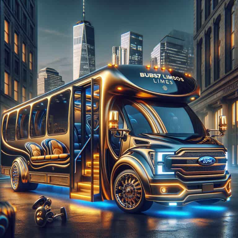 elevate group travel with the luxury ford shuttle bus and bubz limos nyc