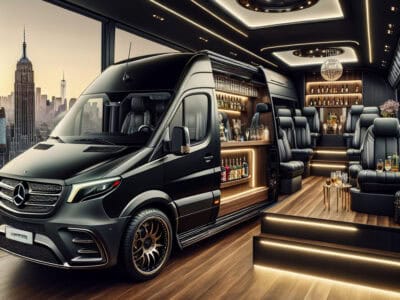 elevate your group travel experience: discover the 12 passenger mercedes sprinter limo from bubz limos nyc!