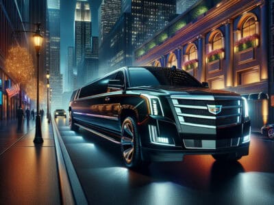elevate your night out: experience luxury with the cadillac escalade limo from bubz limos nyc