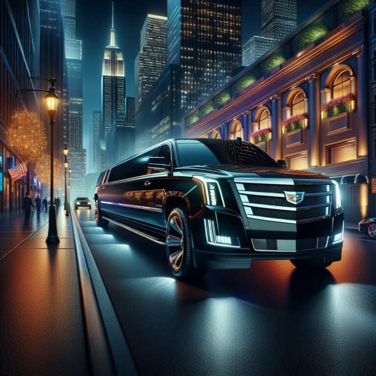 elevate your night out: experience luxury with the cadillac escalade limo from bubz limos nyc