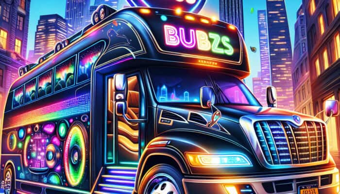 elevate your nyc celebration: discover the ultimate ford party bus experience with bubz limos!