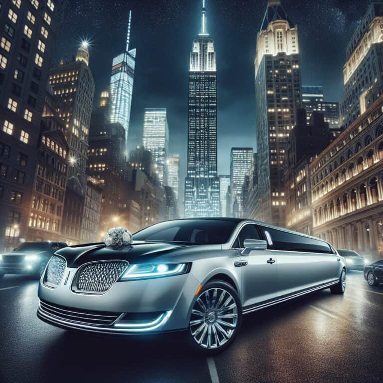 elevate your nyc wedding experience with a stylish lincoln mkt limousine from bubz limos