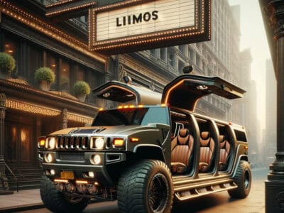 elevate your ride: discover the hummer h2 jet door stretch limo at bubz limos nyc!