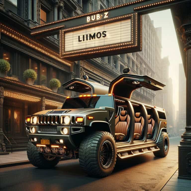 elevate your ride: discover the hummer h2 jet door stretch limo at bubz limos nyc!