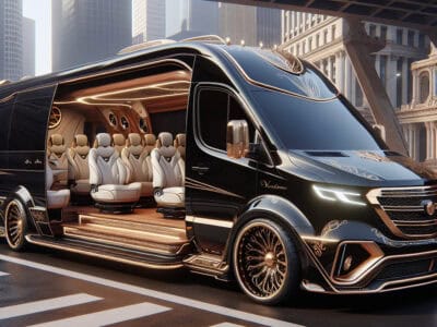 elevate your ride: discover the luxury of the mercedes jet sprinter limo 25 with bubz limos nyc