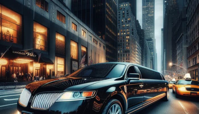 elevate your ride: experience luxury with bubz limos' black lincoln mkt in nyc