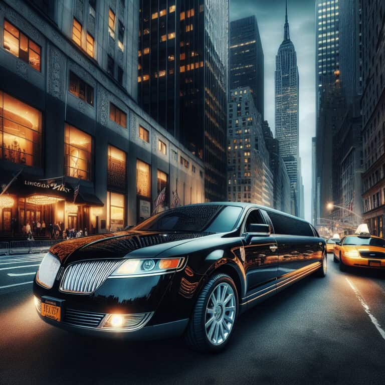 elevate your ride: experience luxury with bubz limos' black lincoln mkt in nyc