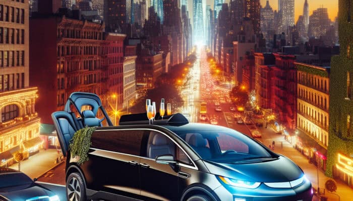 elevate your ride: experience the tesla model y with bubz limos nyc