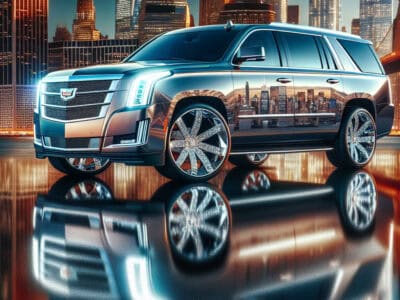 elevate your ride with the cadillac escalade platinum ext 23 and bubz limos nyc