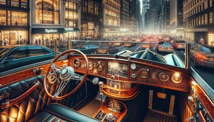 experience elegance: cruising new york city in the aston martin vintage 23 with bubz limos
