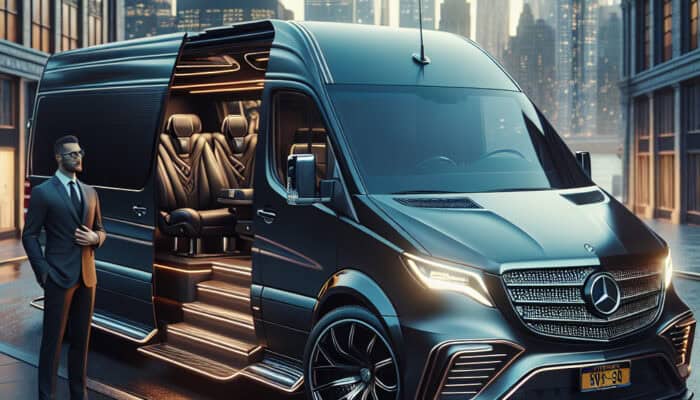experience luxury and space: the 12 passenger mercedes sprinter by bubz limos nyc