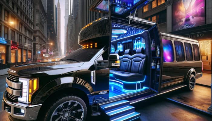 experience luxury on wheels: discover bubz limos nyc's ford party bus!