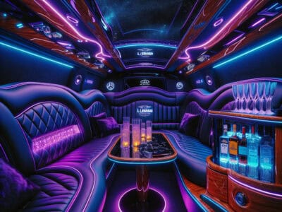 experience luxury on wheels: inside bubz limos' mercedes party limo