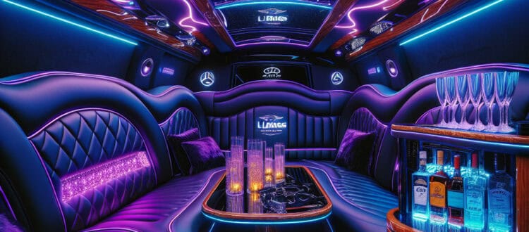 experience luxury on wheels: inside bubz limos' mercedes party limo