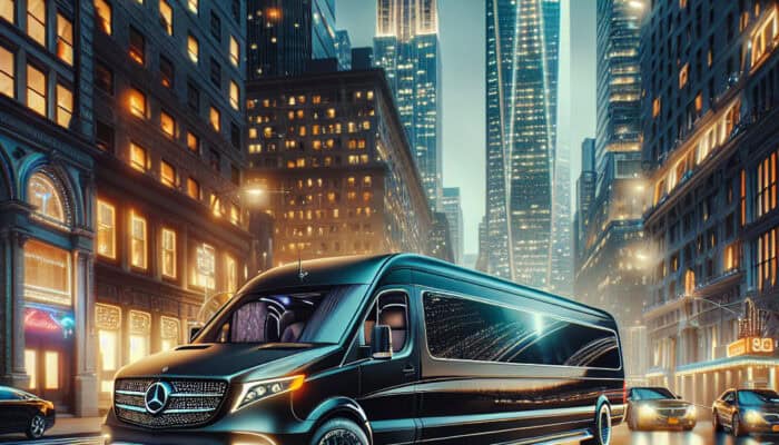 experience nyc in style: the luxury mercedes jet sprinter limo 25 by bubz limos