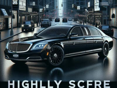 experience ultimate security in the b6 bulletproof maybach sedan with bubz limos nyc