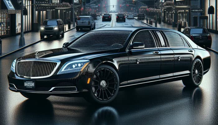 experience ultimate security in the b6 bulletproof maybach sedan with bubz limos nyc