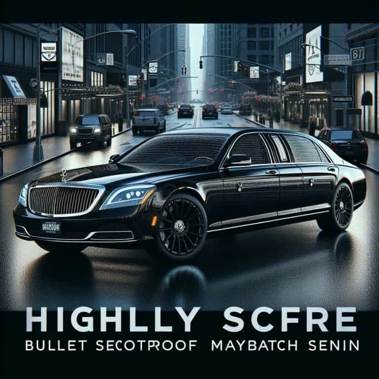 experience ultimate security in the b6 bulletproof maybach sedan with bubz limos nyc