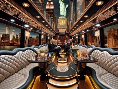 explore nyc in style: discover the luxurious bubz limos tour bus experience!