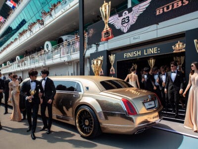 finish line event luxury transportation with bubz limousine