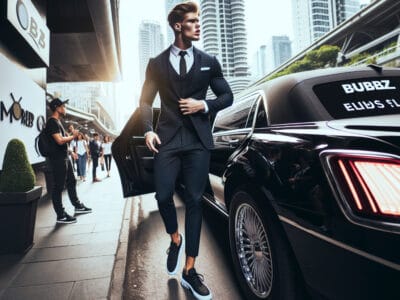 kyle juszczyk event day travel in style with bubz limousine