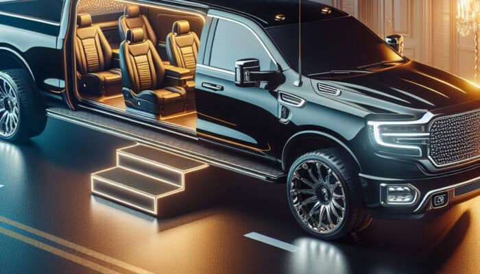 ride in timeless elegance with the cadillac escalade ext 20 from bubz limos nyc