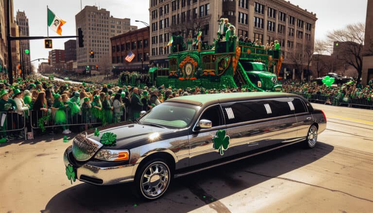 rochester st patrickʼs day parade luxury transport by bubz limousine