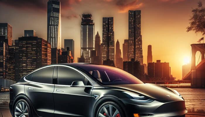 tesla model y premium transportation by bubz limos nyc