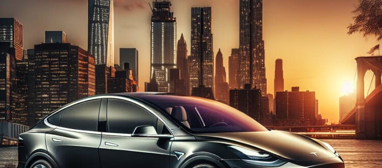 tesla model y premium transportation by bubz limos nyc