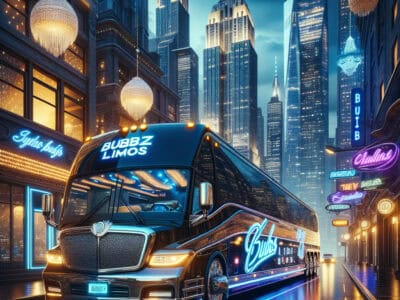 travel in style and space with the tour bus from bubz limos nyc
