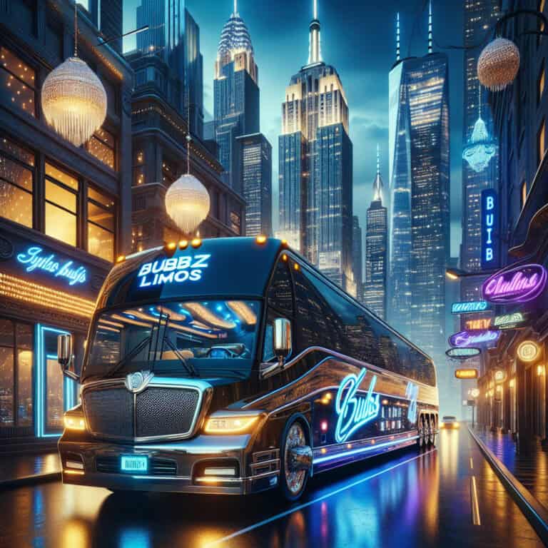 travel in style and space with the tour bus from bubz limos nyc