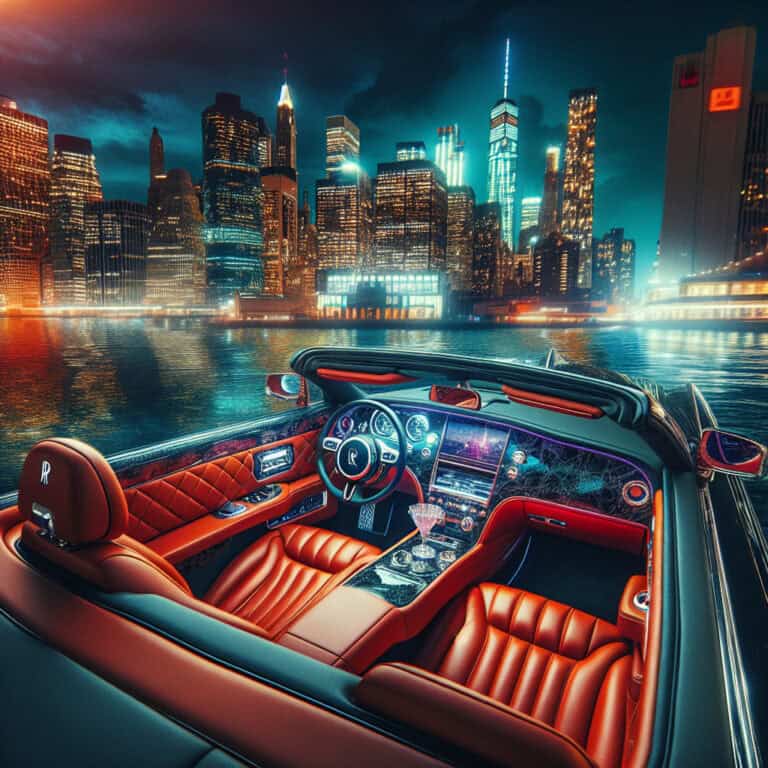 unleash luxury: experience nyc in a rolls royce dawn 23 with bubz limos