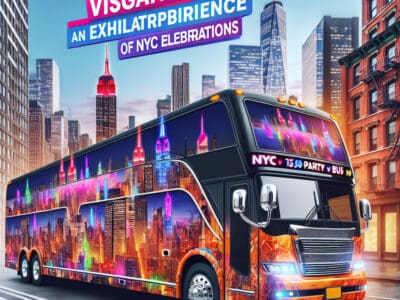 unleash the fun: experience nyc celebrations on a 50 passenger party bus with bubz limos
