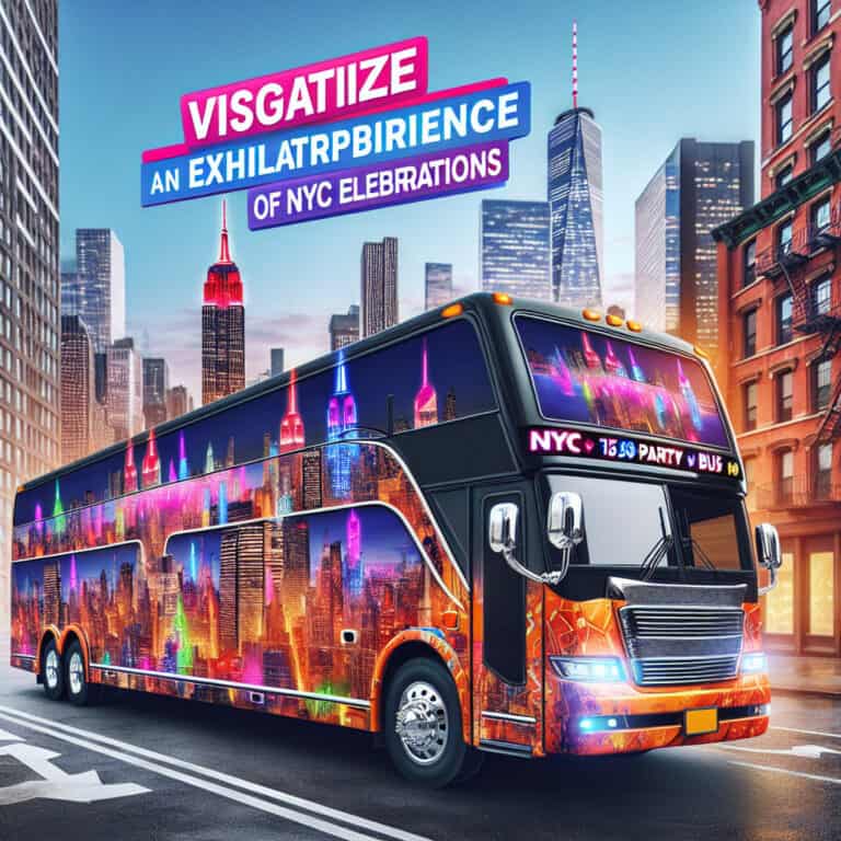 unleash the fun: experience nyc celebrations on a 50 passenger party bus with bubz limos