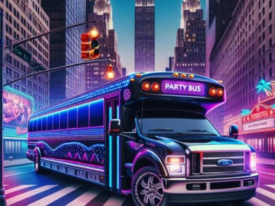 unleash the fun: explore nyc with bubz limos' spacious ford party bus for 25!
