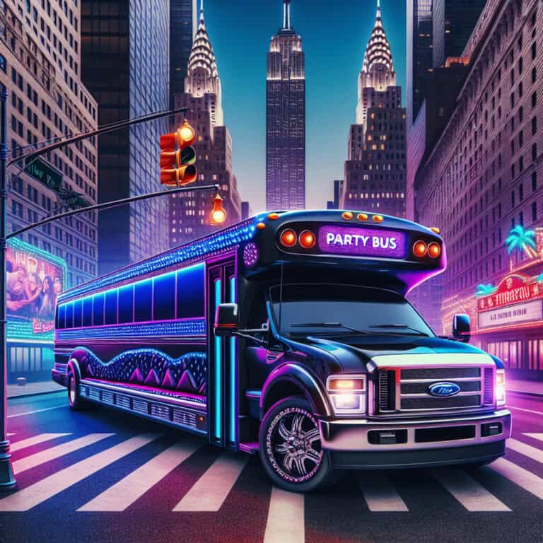 unleash the fun: explore nyc with bubz limos' spacious ford party bus for 25!