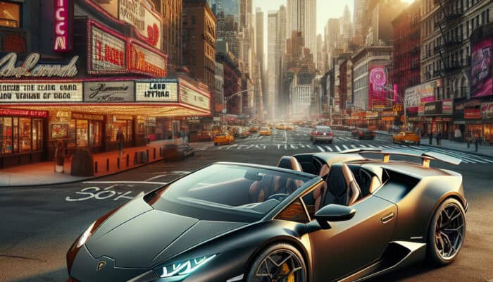 unleashing luxury: experience the lamborghini huracán evo spyder with bubz limos nyc